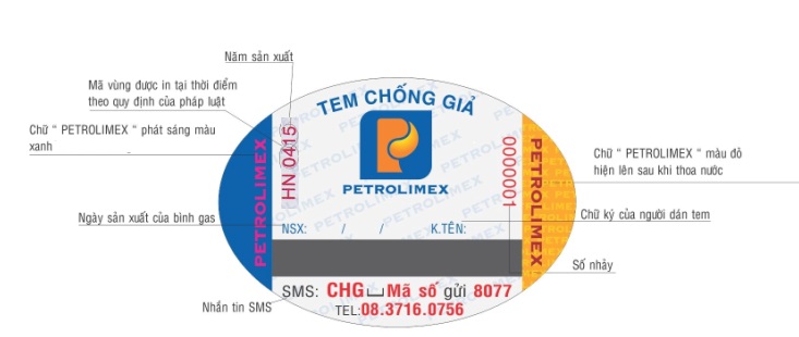 tem chống hàng giả gas Petrolimex